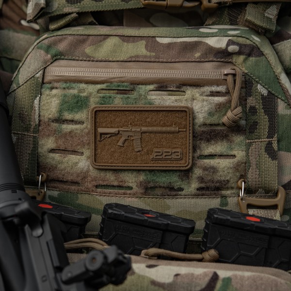 M-Tac нашивка AR-15 Velcro/PVC Coyote - 51540005
