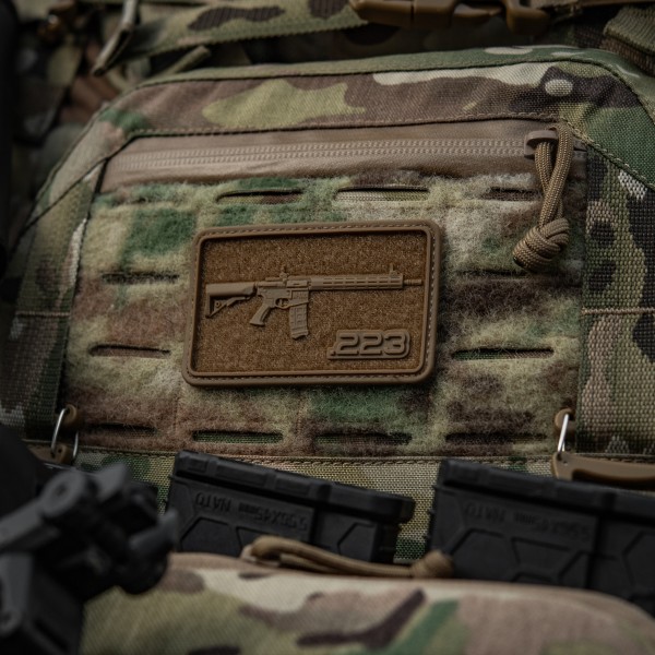 M-Tac нашивка AR-15 Velcro/PVC Coyote - 51540005