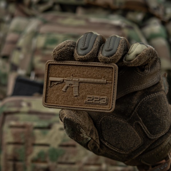 M-Tac нашивка AR-15 Velcro/PVC Coyote - 51540005