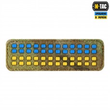 M-Tac нашивка флаг Украины 25х80 Velcro/PVC Multicam