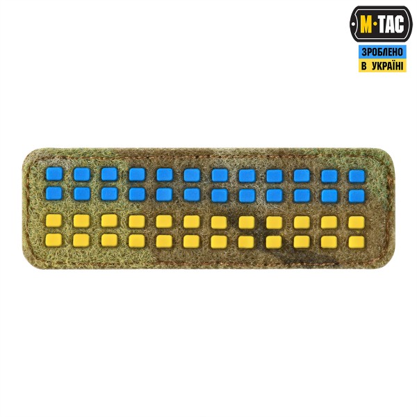 M-Tac нашивка флаг Украины 25х80 Velcro/PVC Multicam - 51558008