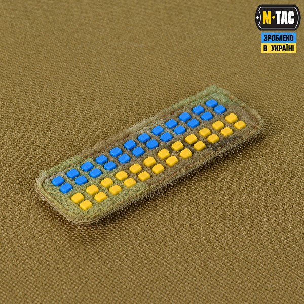 M-Tac нашивка флаг Украины 25х80 Velcro/PVC Multicam - 51558008 M-Tac нашивка флаг Украины 25х80 Velcro/PVC Multicam - 51558008