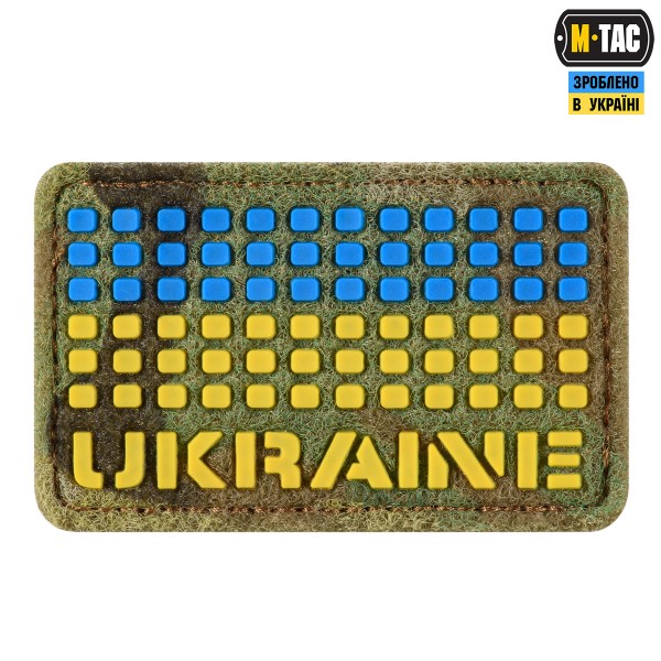 M-Tac нашивка Ukraine 50х80 Velcro/PVC Multicam - 51559008