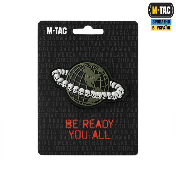 M-Tac нашивка Planet PVC Olive - 51574001