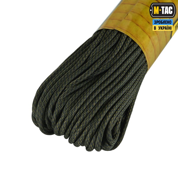 M-Tac паракорд 475 30m Black/Od Green Stairs - 51577027