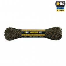 M-Tac паракорд 475 30m Woodland Marpat
