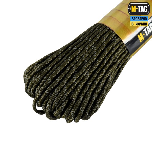 M-Tac паракорд 475 30m OD Green Reflective - 51577199 M-Tac паракорд 475 30m OD Green Reflective - 51577199