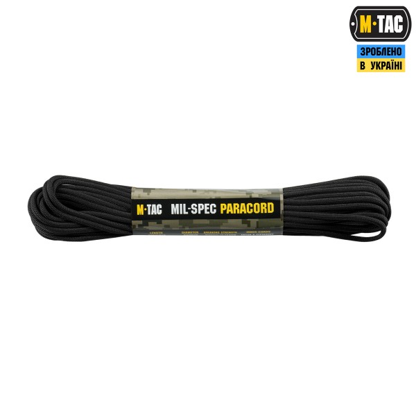 M-Tac паракорд 550 mil-spec Black 15м - 51578002