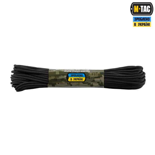 M-Tac паракорд 550 mil-spec Black 15м - 51578002 M-Tac паракорд 550 mil-spec Black 15м - 51578002