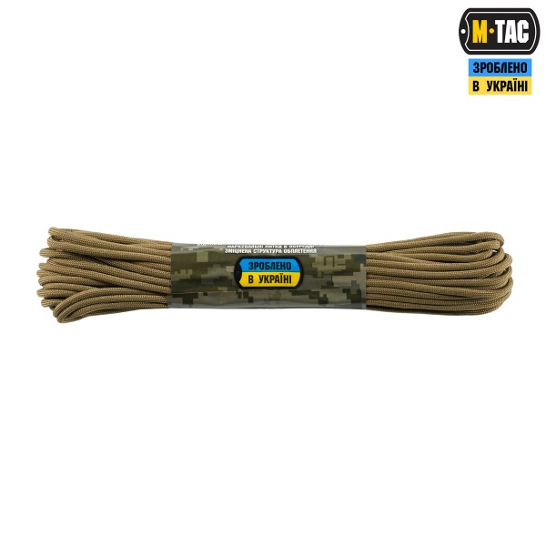 M-Tac паракорд 550 mil-spec Coyote 15м - 51578005 M-Tac паракорд 550 mil-spec Coyote 15м - 51578005