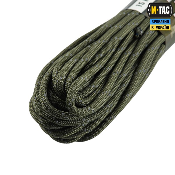 M-Tac паракорд 550 mil-spec 15m Ranger Green Reflective - 51578239 M-Tac паракорд 550 mil-spec 15m Ranger Green Reflective - 51578239