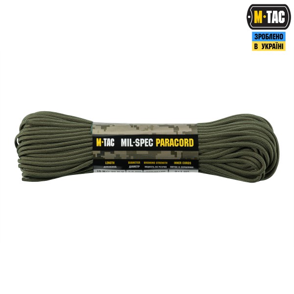 M-Tac паракорд 550 mil-spec 30m Ranger Green - 51579023