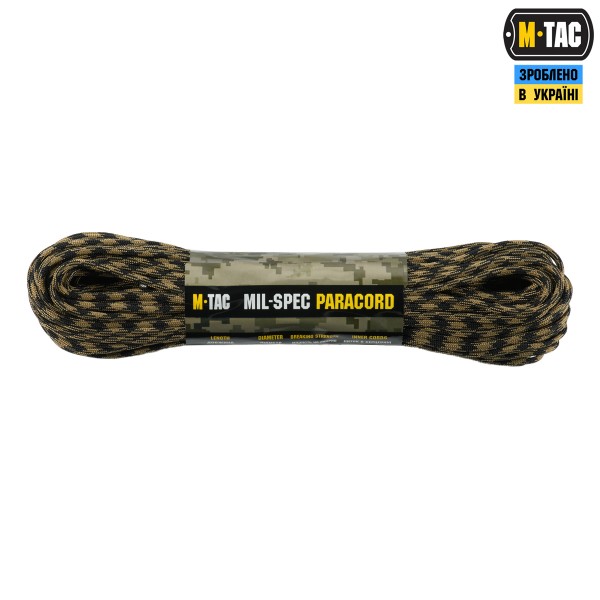 M-Tac паракорд 550 mil-spec Black/Coyote 30м - 51579205