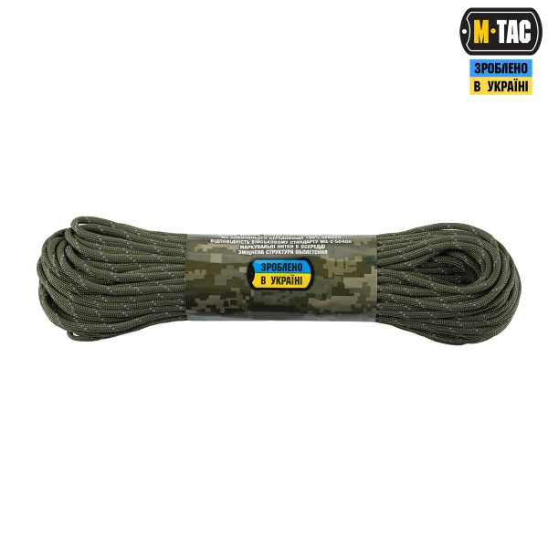 M-Tac паракорд 550 mil-spec Ranger Green Reflective 30м - 51579239 M-Tac паракорд 550 mil-spec Ranger Green Reflective 30м - 51579239