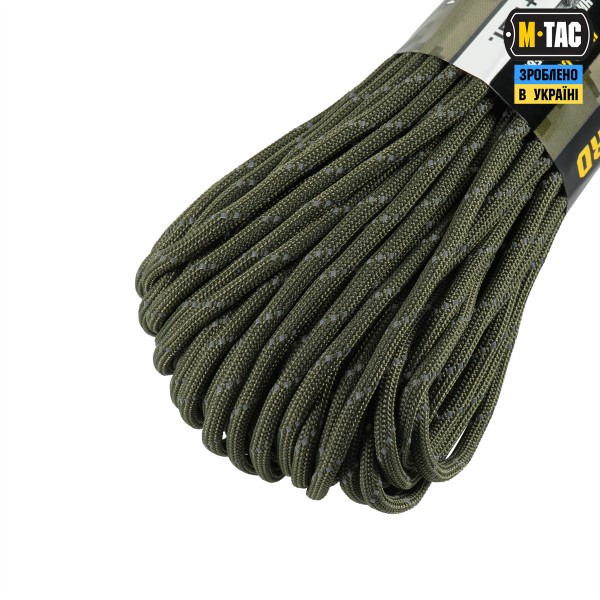 M-Tac паракорд 550 mil-spec Ranger Green Reflective 30м - 51579239 M-Tac паракорд 550 mil-spec Ranger Green Reflective 30м - 51579239