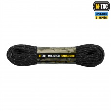 M-Tac паракорд 550 mil-spec 30m Black Reflective