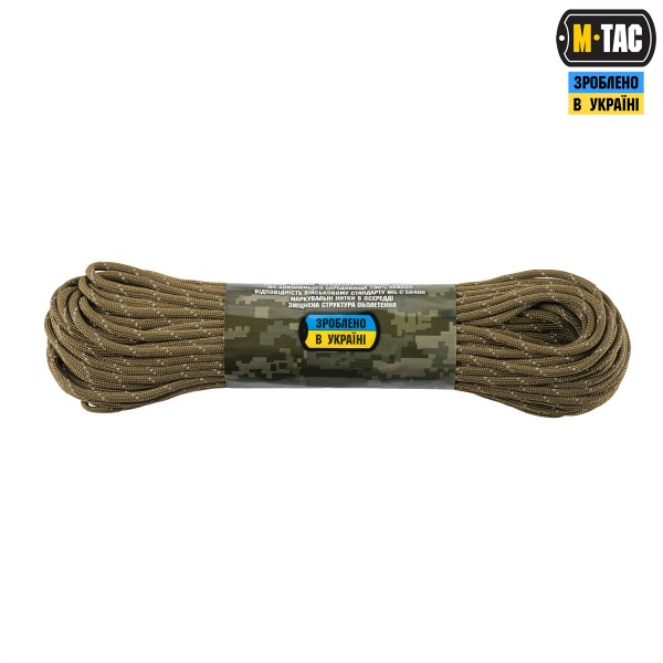 M-Tac паракорд 550 mil-spec 30m Coyote Reflective - 51579599 M-Tac паракорд 550 mil-spec 30m Coyote Reflective - 51579599