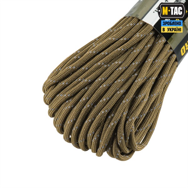 M-Tac паракорд 550 mil-spec 30m Coyote Reflective - 51579599 M-Tac паракорд 550 mil-spec 30m Coyote Reflective - 51579599