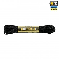 M-Tac паракорд Reflective Traser Black 15м