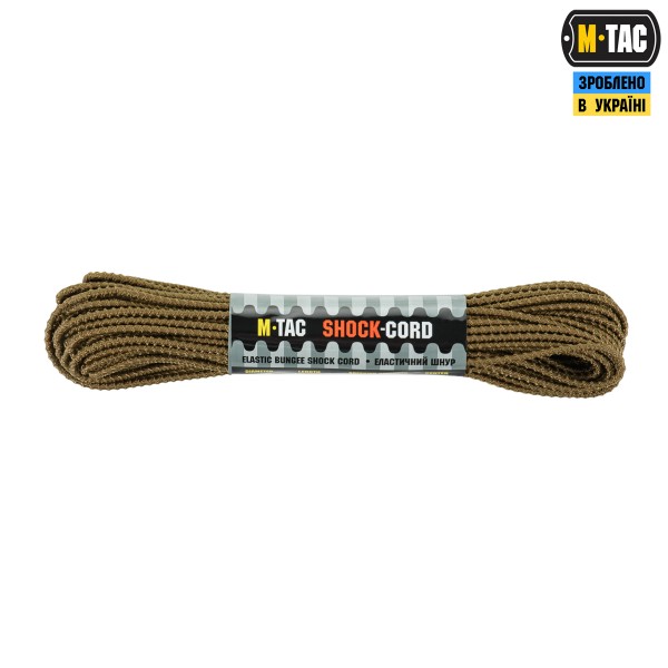 M-Tac паракорд Shock-Cord 3mm Dragon Skin Coyot 15м - 51581005