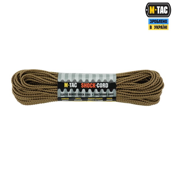 M-Tac паракорд Shock-Cord 3mm Dragon Skin Coyote 30м - 51582005