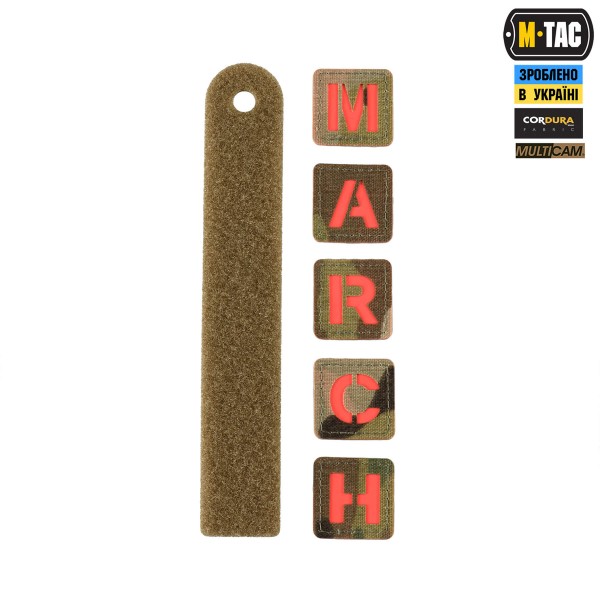 M-Tac нашивка MARCH Multicam/Red/GID - 51597899