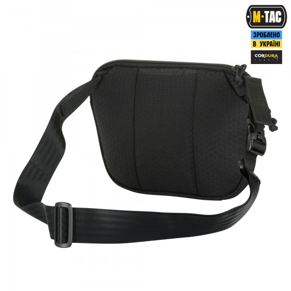 M-Tac сумка Sphaera Hardsling Bag Large с липучкой Elite Black - 51610002 M-Tac сумка Sphaera Hardsling Bag Large с липучкой Elite Black - 51610002