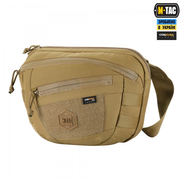 M-Tac сумка Sphaera Hardsling Bag Large з липучкою Elite Coyote - 51610005