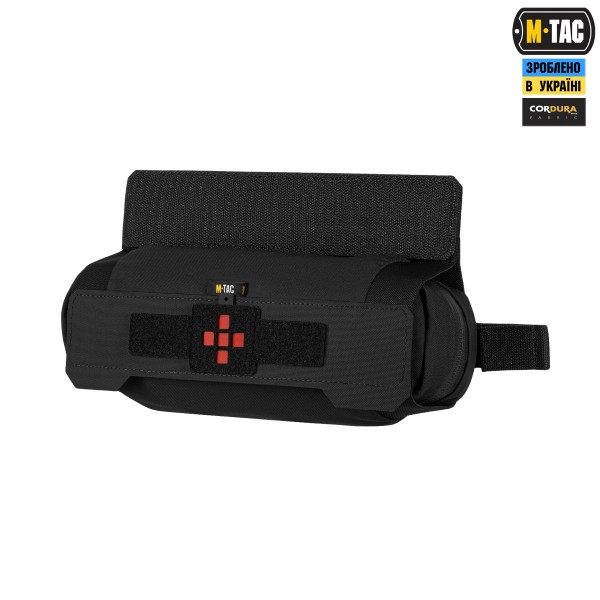 M-Tac подсумок медицинский горизонтальный ROLL Elite Black - 51700002