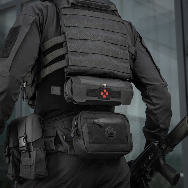 M-Tac подсумок медицинский горизонтальный ROLL Elite Black - 51700002
