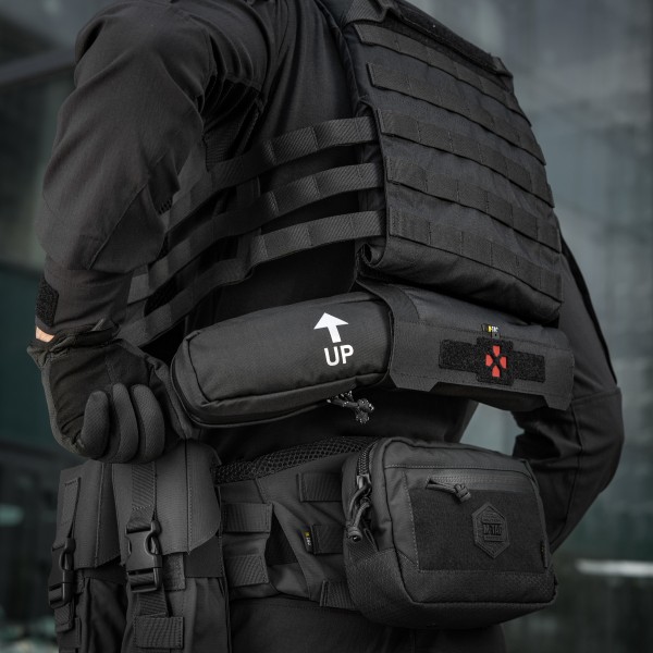 M-Tac подсумок медицинский горизонтальный ROLL Elite Black - 51700002