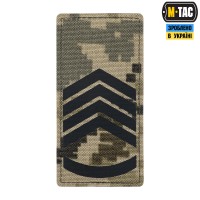 M-Tac погон на липучке главный сержант ММ14