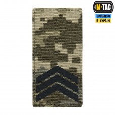 M-Tac погон на ліпучці сержант ММ14