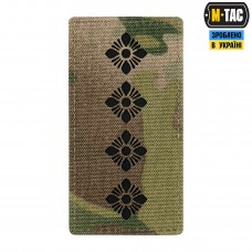 M-Tac погон на липучці капітан Multicam