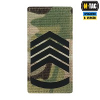 M-Tac погон на липучке главный сержант Multicam