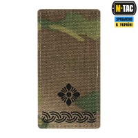 M-Tac погон на липучці майор Multicam