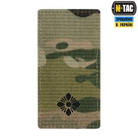M-Tac погон на липучке младший лейтенант Multicam