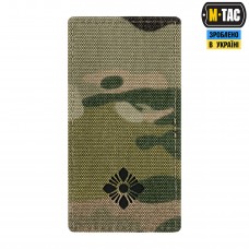 M-Tac погон на липучці молодший лейтенант Multicam