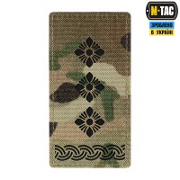 M-Tac погон на липучке полковник Multicam