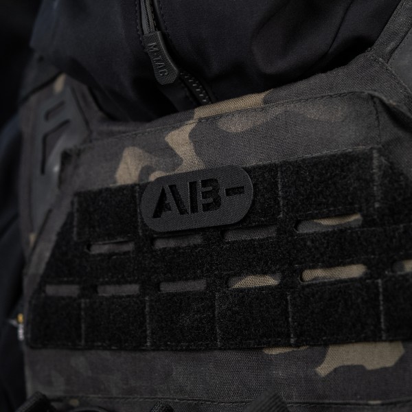 M-Tac нашивка группа крови AB- сквозная Laser Cut Black - 58232002 M-Tac нашивка группа крови AB- сквозная Laser Cut Black - 58232002