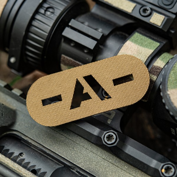 M-Tac нашивка група крові -A- наскрізна Laser Cut Coyote - 58328005