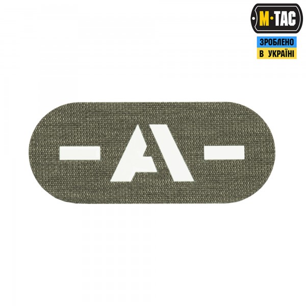M-Tac нашивка группа крови -A- сквозная Laser Cut Ranger Green - 58328023
