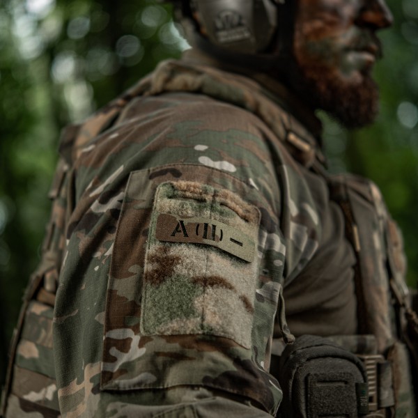 M-Tac нашивка группа крови A (II) - сквозная Laser Cut 25х80 Multicam - 58328108 M-Tac нашивка группа крови A (II) - сквозная Laser Cut 25х80 Multicam - 58328108