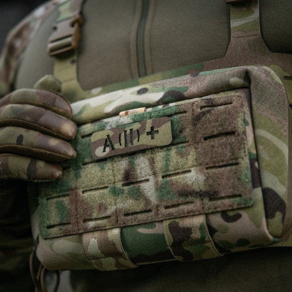 M-Tac нашивка группа крови A (II) + сквозная Laser Cut 25х80 Multicam - 58328208 M-Tac нашивка группа крови A (II) + сквозная Laser Cut 25х80 Multicam - 58328208