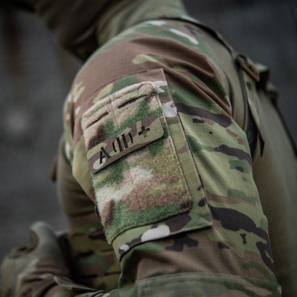 M-Tac нашивка группа крови A (II) + сквозная Laser Cut 25х80 Multicam - 58328208 M-Tac нашивка группа крови A (II) + сквозная Laser Cut 25х80 Multicam - 58328208