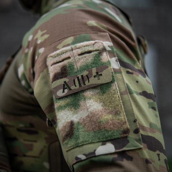 M-Tac нашивка группа крови A (II) + сквозная Laser Cut 25х80 Multicam - 58328208 M-Tac нашивка группа крови A (II) + сквозная Laser Cut 25х80 Multicam - 58328208