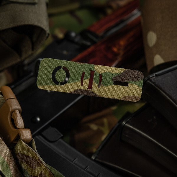 M-Tac нашивка группа крови O (I) - сквозная Laser Cut 25х80 Multicam - 58328308 M-Tac нашивка группа крови O (I) - сквозная Laser Cut 25х80 Multicam - 58328308