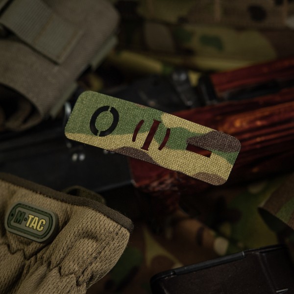 M-Tac нашивка группа крови O (I) - сквозная Laser Cut 25х80 Multicam - 58328308 M-Tac нашивка группа крови O (I) - сквозная Laser Cut 25х80 Multicam - 58328308
