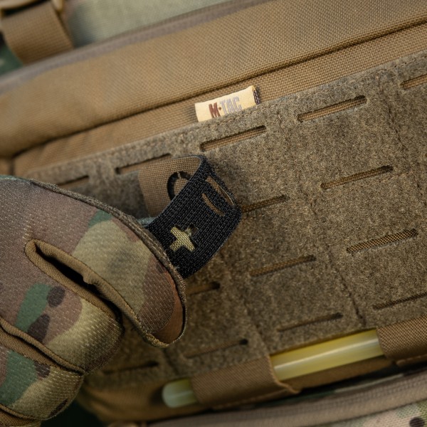 M-Tac нашивка группа крови O (I) + сквозная Laser Cut 25х80 Coyote - 58328405