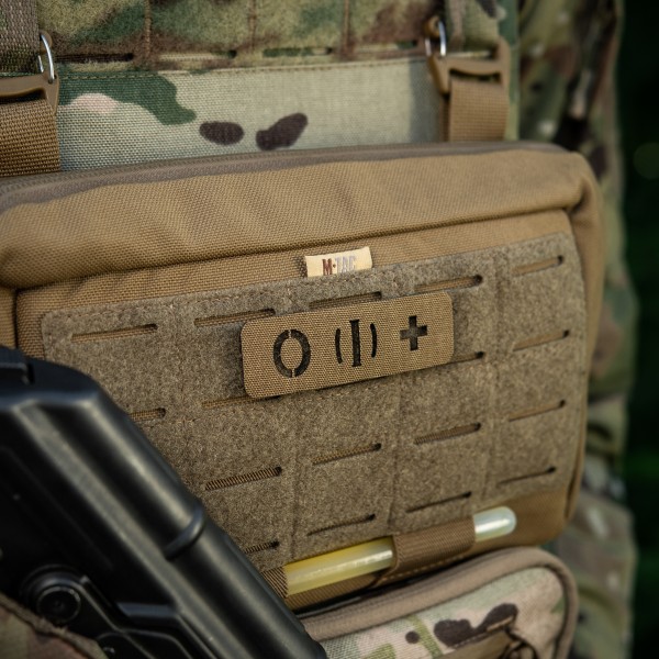 M-Tac нашивка группа крови O (I) + сквозная Laser Cut 25х80 Coyote - 58328405